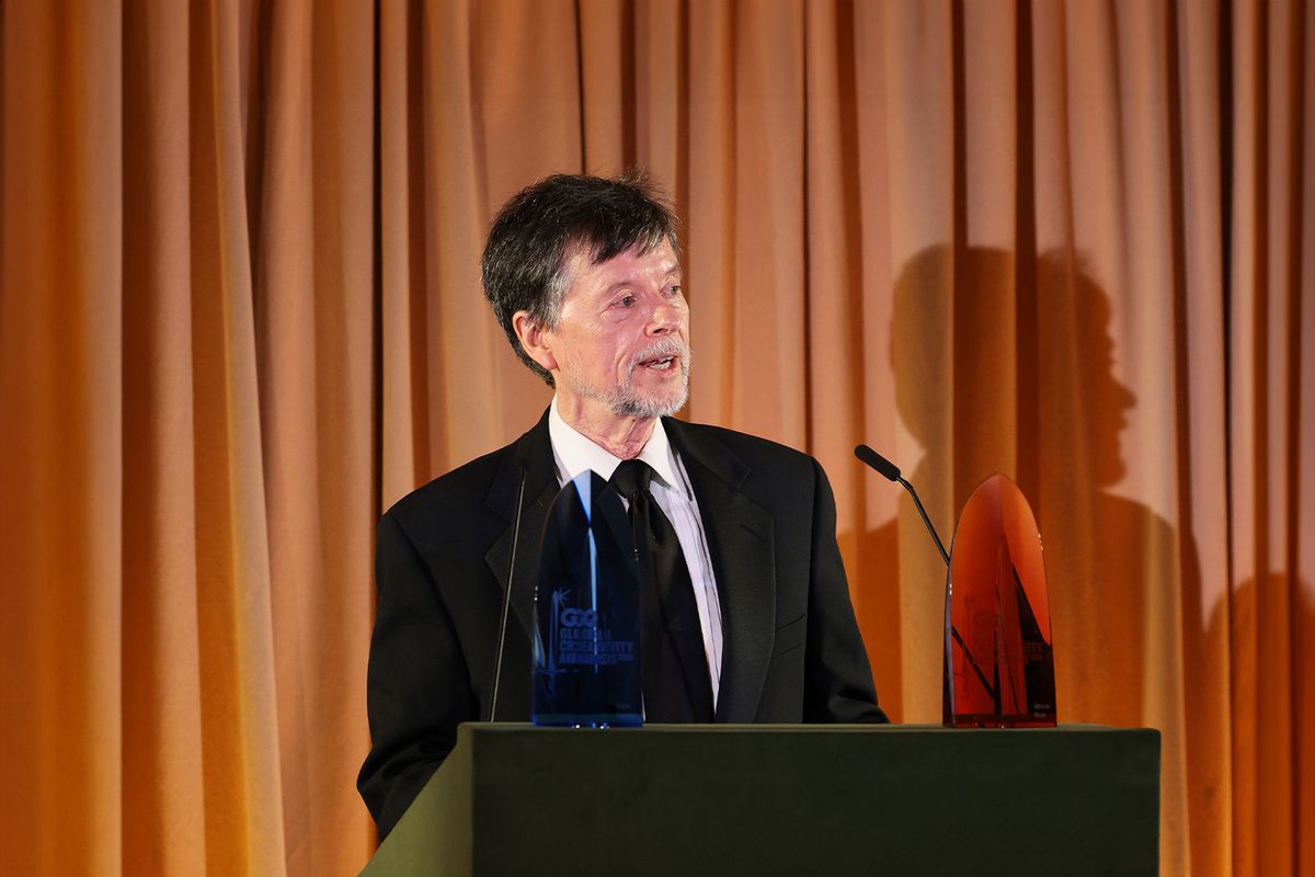 Ken Burns speaks onstage during the 2024 GQ Creativity Awards at WSA on April 11, 2024 in New York City. (Dimitrios Kambouris/Getty Images for GQ)