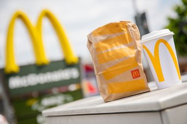 McDonald's to-go bag