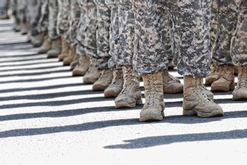 Men In Military Uniforms Standing