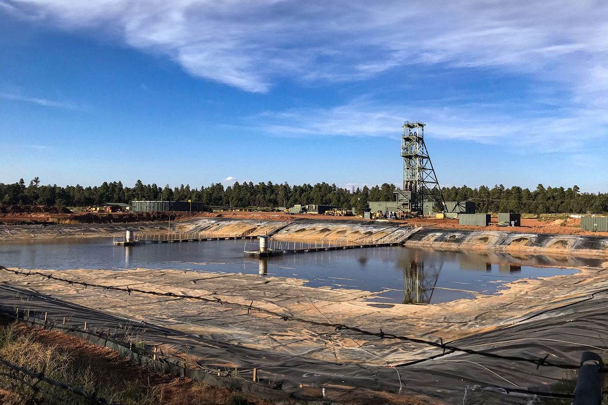 Pinyon Plain uranium mine, which is located near the Grand Canyon. (Photo courtesy of Taylor McKinnon/Center for Biological Diversity)